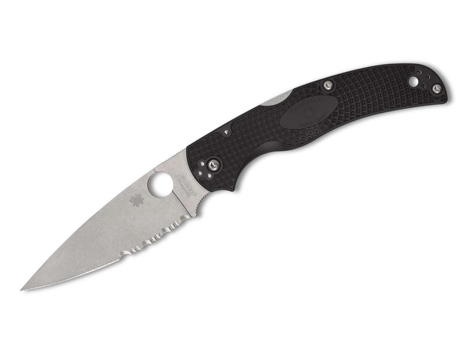 Spyderco Native Chief Lightweight FRN Black CombinationEdge