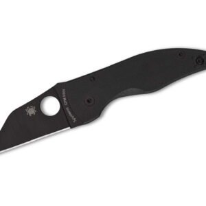 Spyderco MicroJimbo G10 Black Blade PlainEdge