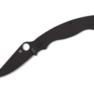 Spyderco Military 2 G10 Black Blade PlainEdge
