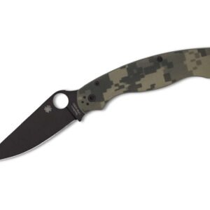 Spyderco Military 2 G10 Digital Camo Black Blade PlainEdge
