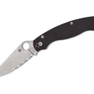 Spyderco Military 2 G10 Black CombinationEdge