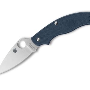 Spyderco UK Penknife CPM SPY27 FRN Blue PlainEdge