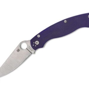 Spyderco Military 2 CPM S110V G10 Blue PlainEdge
