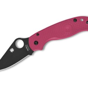 Spyderco Para 3 Lightweight Pink Black Blade PlainEdge