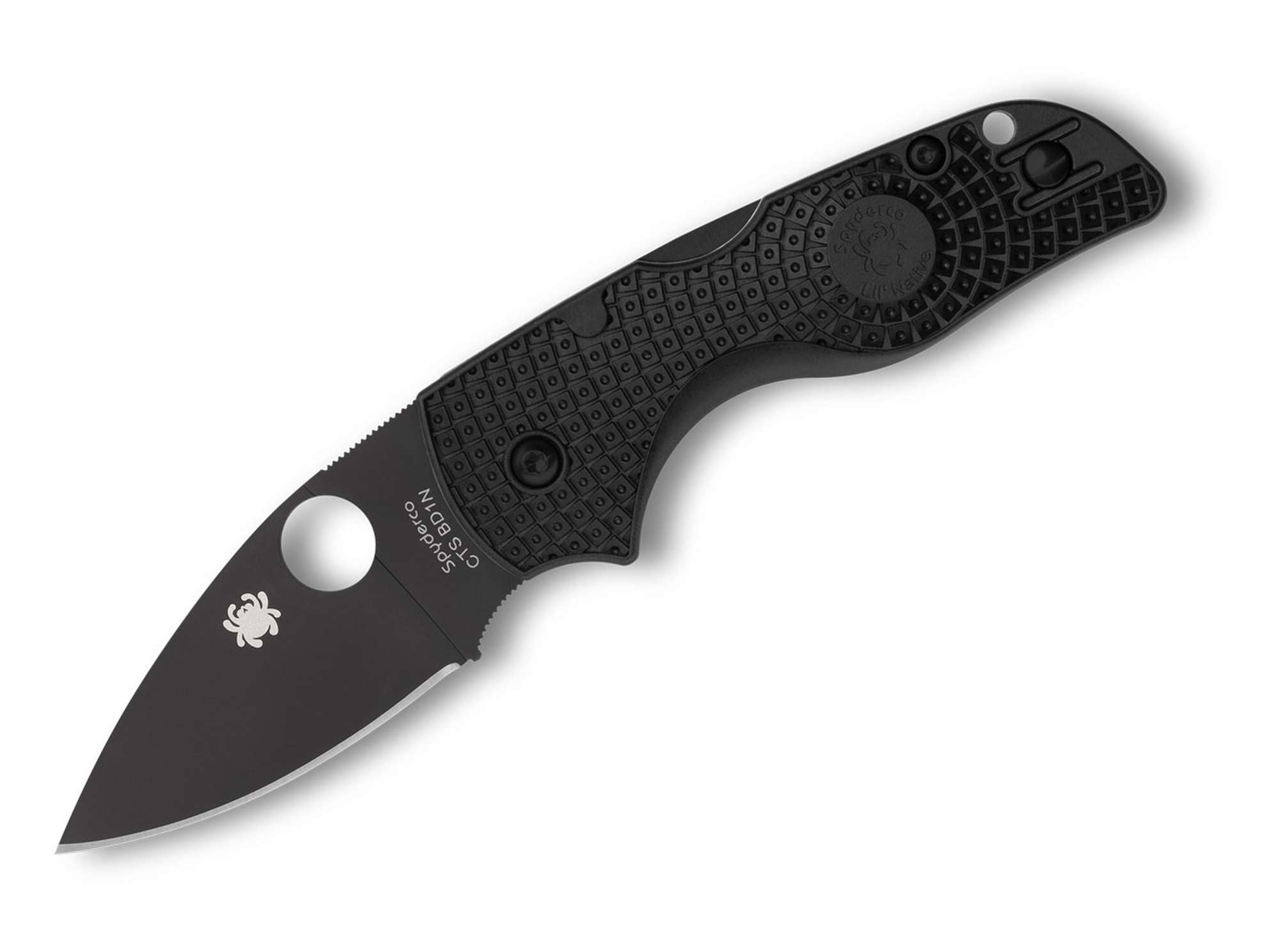 Spyderco Lil Native Lightweight FRN Black Blade PlainEdge