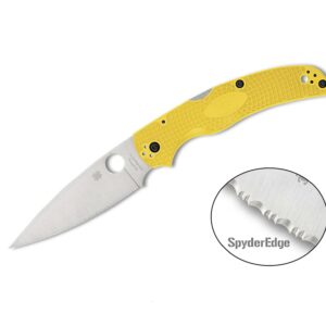 Spyderco Native Chief Lightweight Salt CPM MagnaCut Yellow FRN SpyderEdge