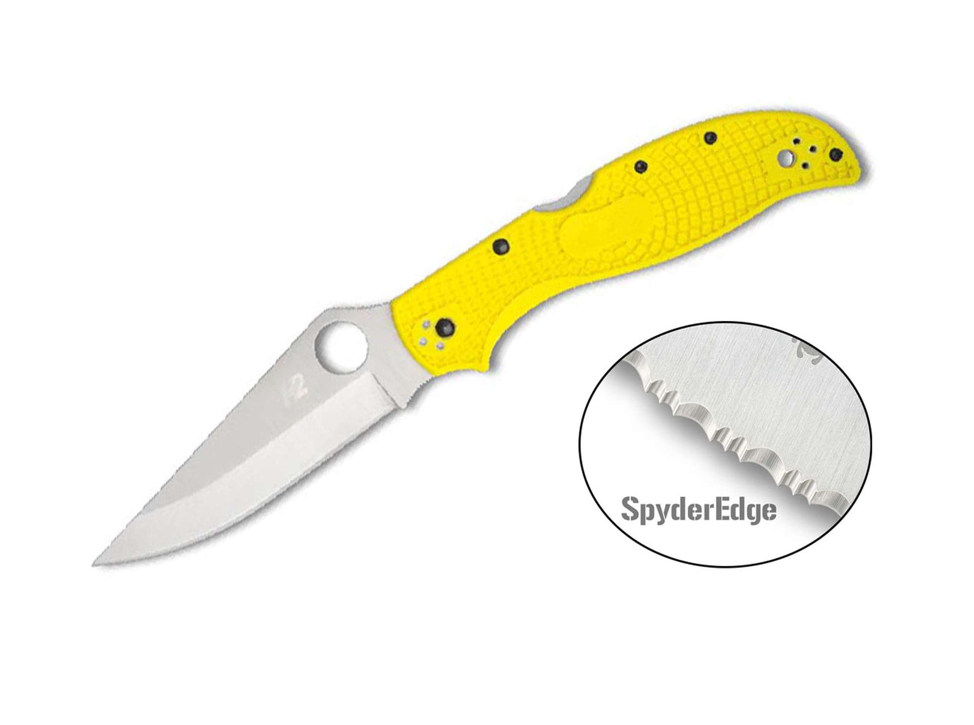 Spyderco Stretch 2 XL Lightweight Salt Yellow FRN SpyderEdge