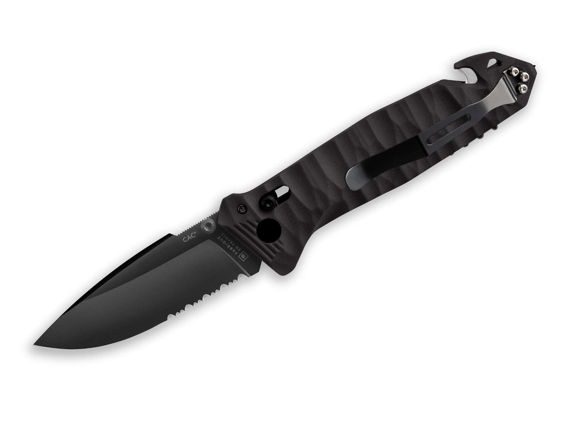 TB Outdoor C.A.C. PA6 Textured Black Serrated