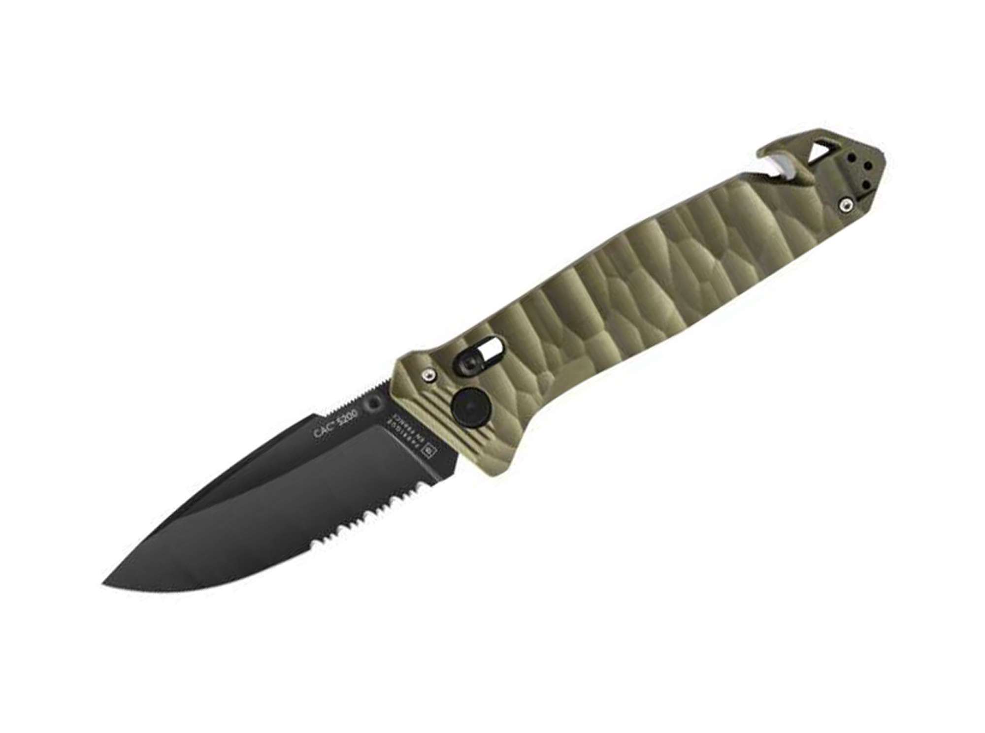 TB Outdoor C.A.C. S200 PA6 Textured Kaki Serrated