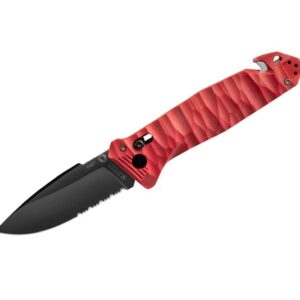 TB Outdoor C.A.C. S200 G10 Textured Red Serrated