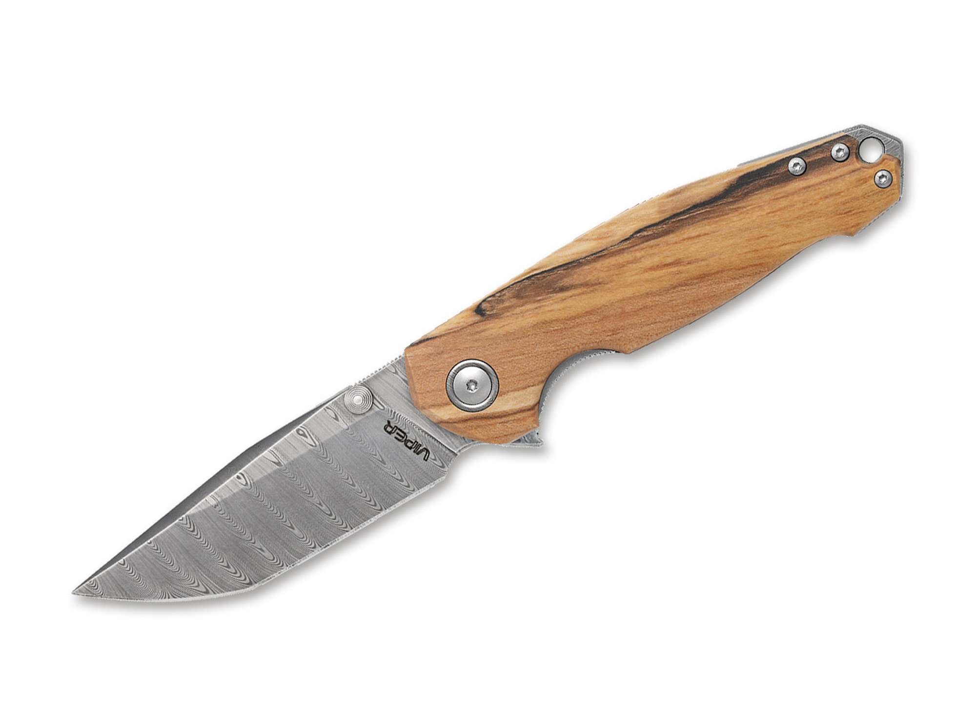 Viper Katla Damascus Flammed Poplar