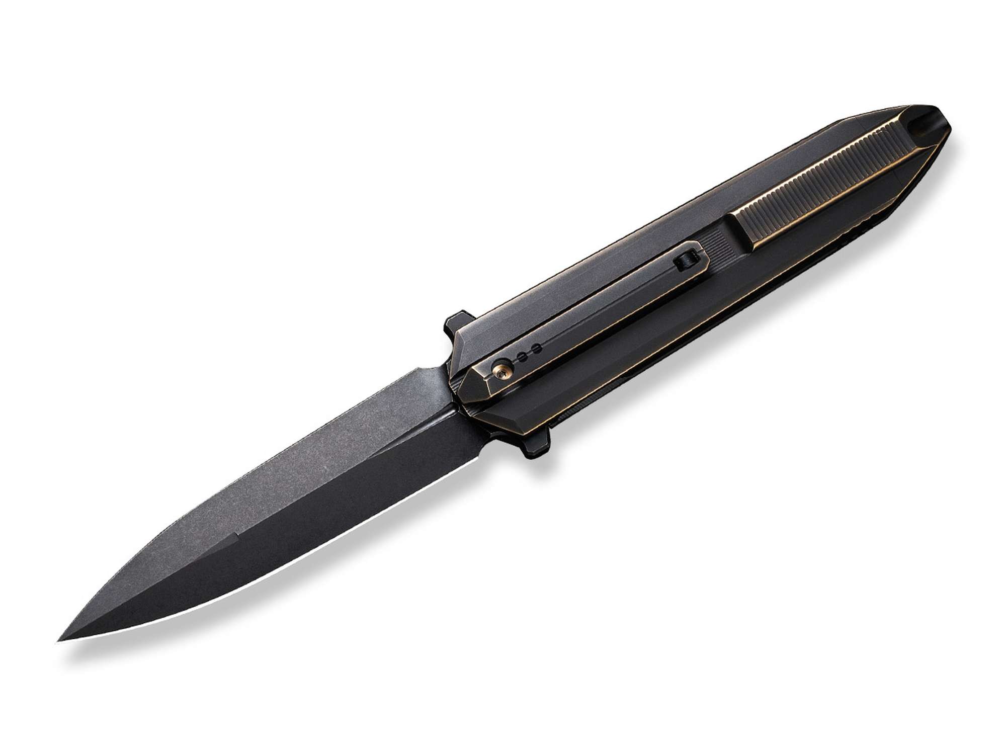 WE Knife Diatomic Titanium Black & Bronze