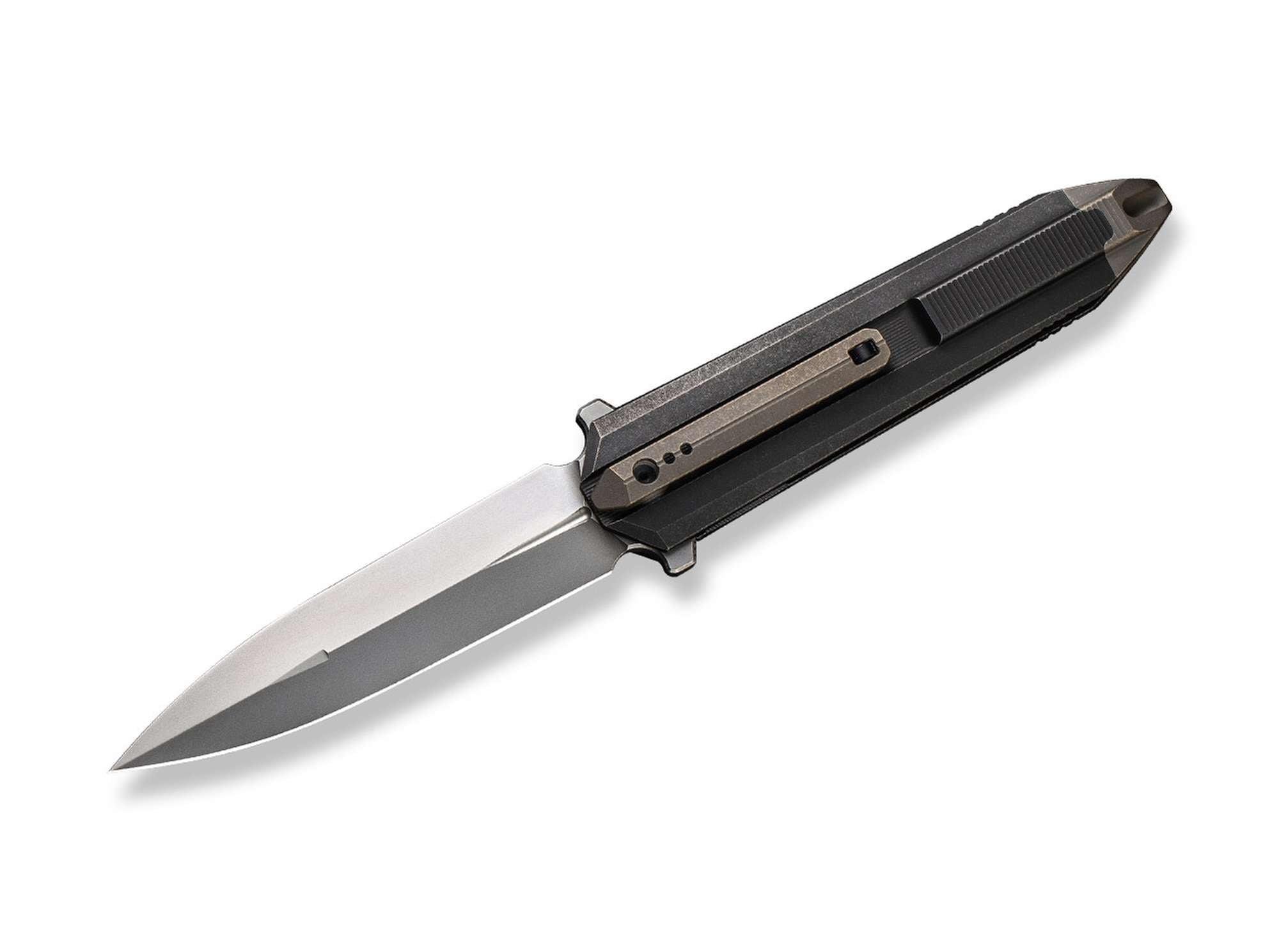 WE Knife Diatomic Bead Blasted Titanium Bronze