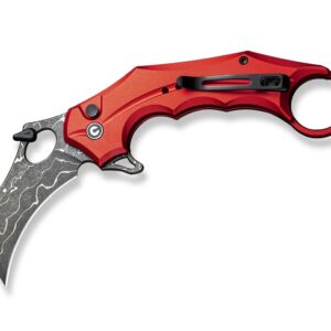 CIVIVI Incisor II Aluminum Red Damascus