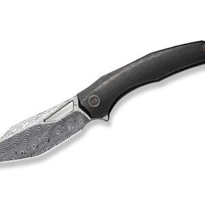 WE Knife Ignio Titanium Black Damascus