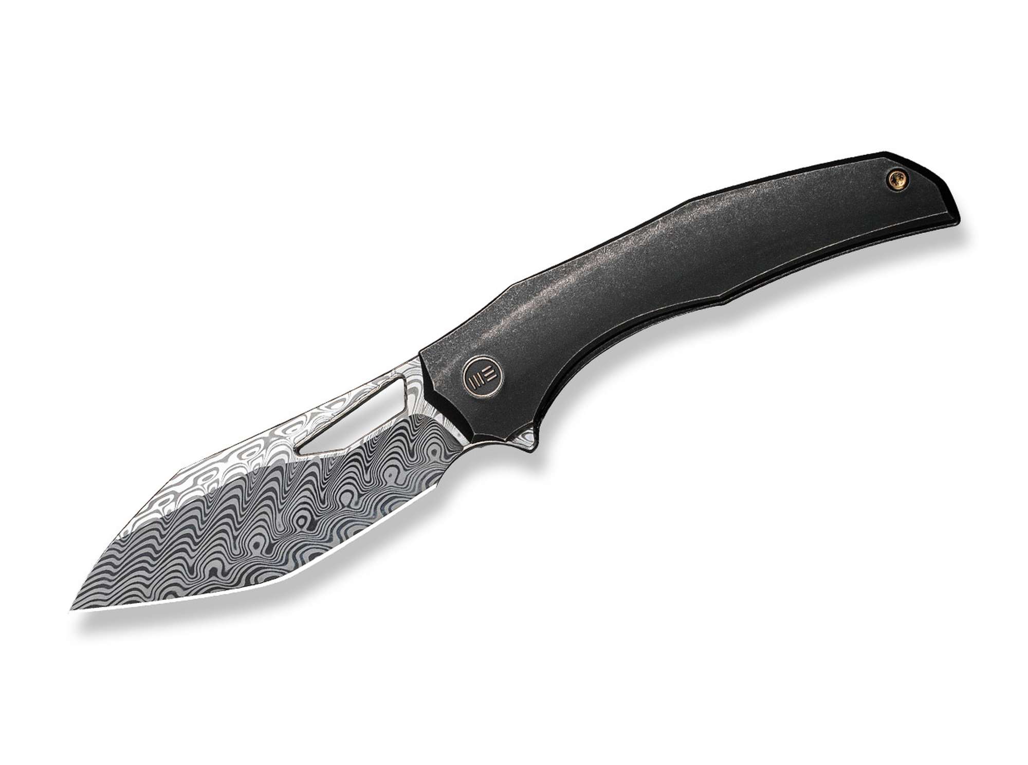 WE Knife Ignio Titanium Black Damascus