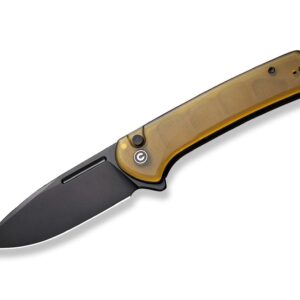 CIVIVI Conspirator Button Lock Ultem Amber & Black