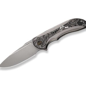 WE Knife Equivik Titanium Grey Aluminum Foil CF