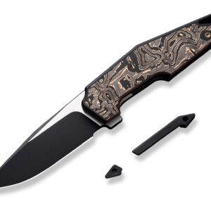 WE Knife OAO Titanium Black Copper Foil CF