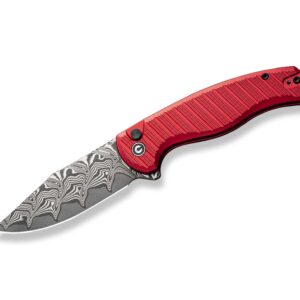 CIVIVI Stormhowl Aluminum Milled Red Damascus