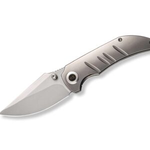 WE Knife Riff-Raff Polished Bead Blasted Titanium