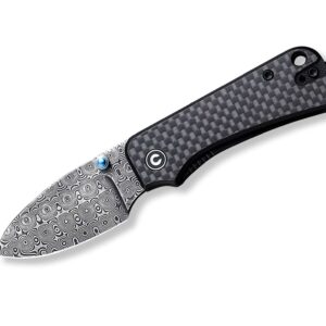 CIVIVI Baby Banter G10 CF Black Damascus
