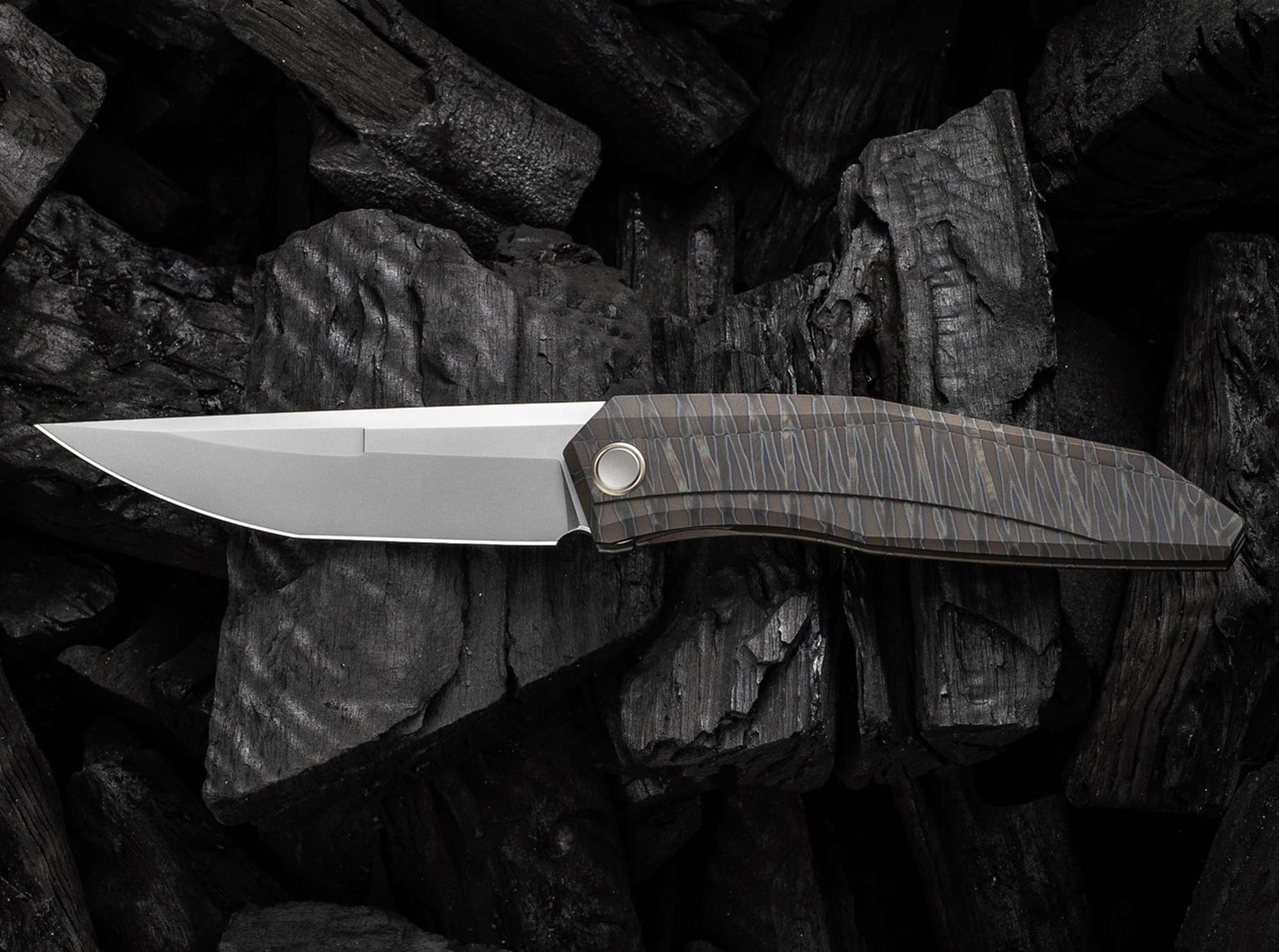 WE Knife Cybernetic Titanium Tiger Stripe