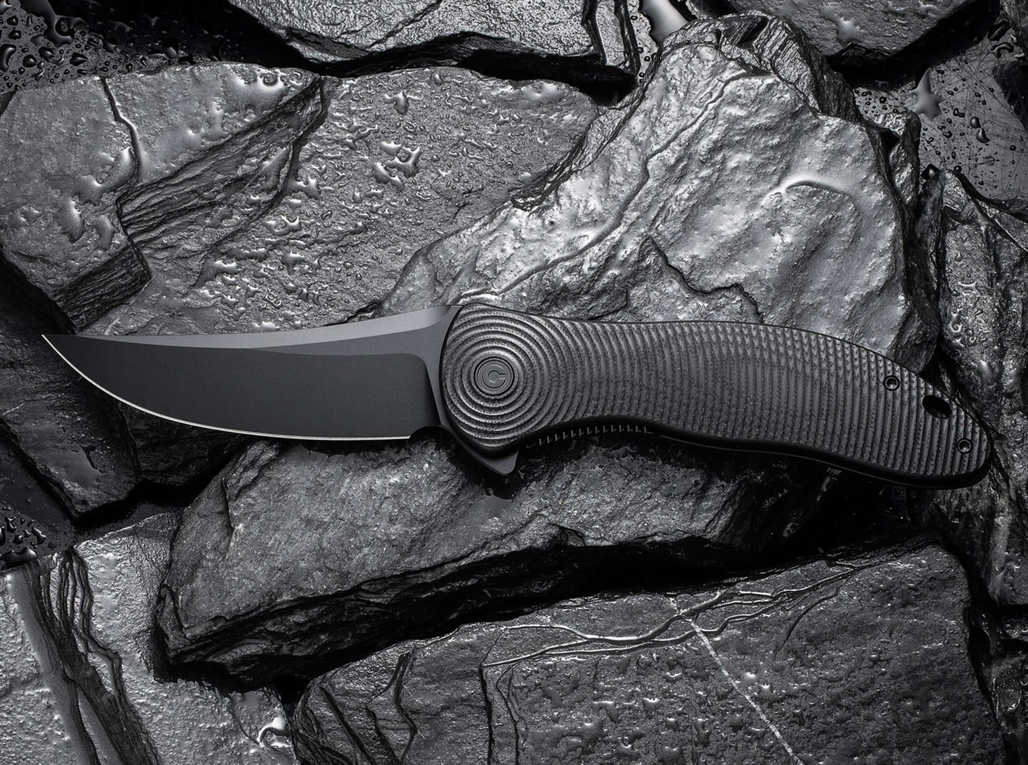 CIVIVI Synergy4 G10 All Black Trailing Point