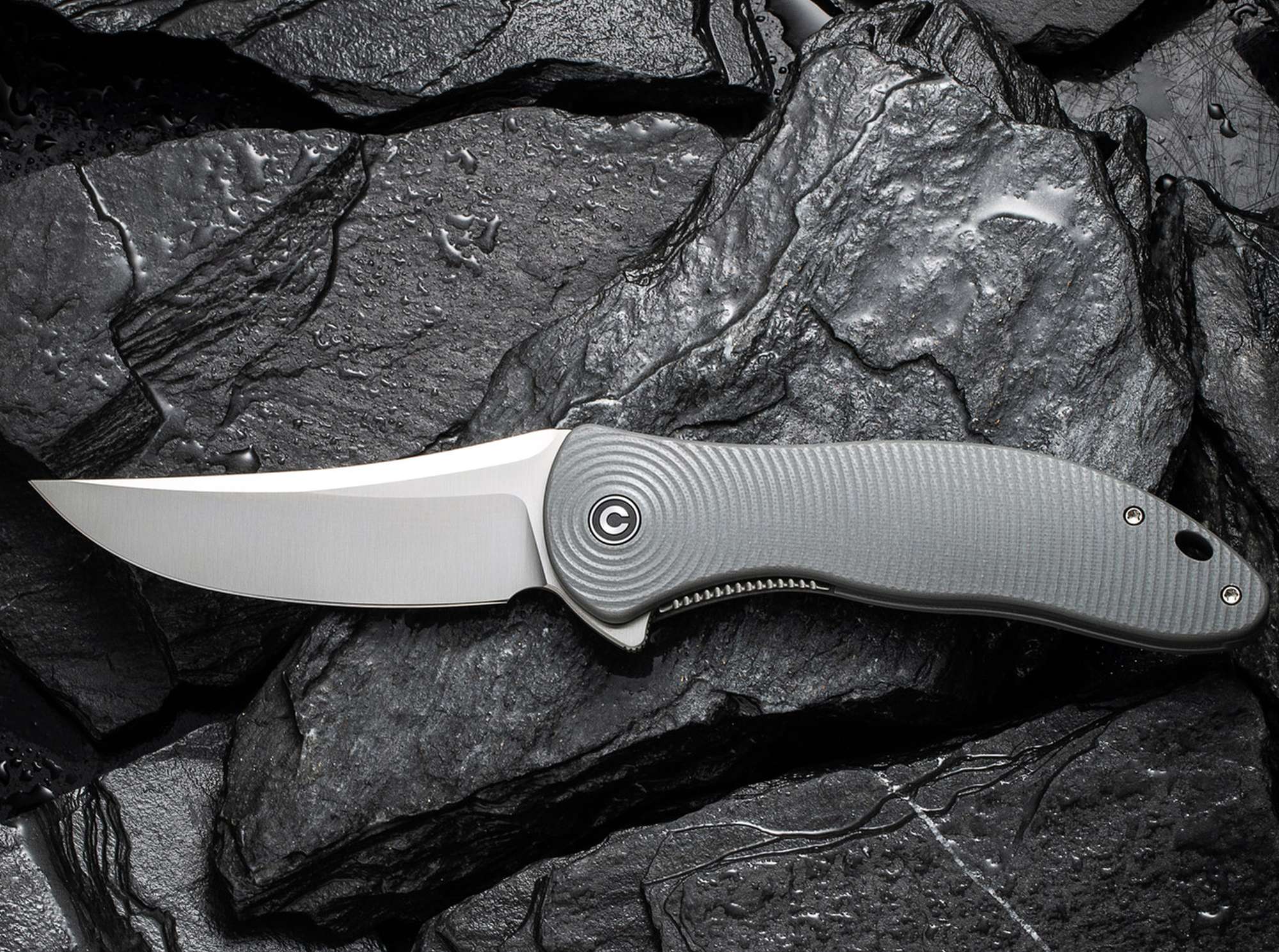 CIVIVI Synergy4 G10 Grey Trailing Point