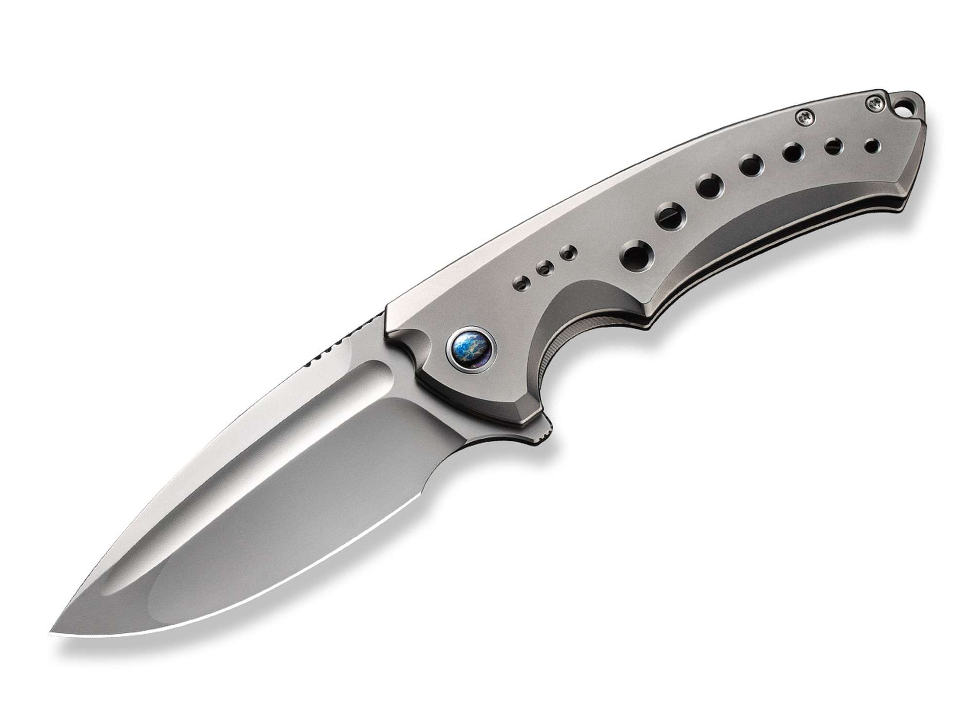 WE Knife Nexusia Titanium Grey Bead Blasted