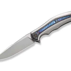 WE Knife Zonda Titanium Grey Twill CF Flamed