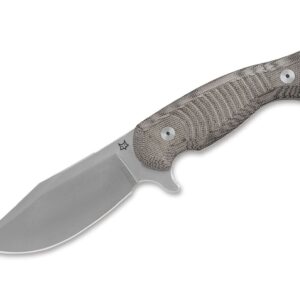 Fox Knives East Wood Tiger Micarta OD Green