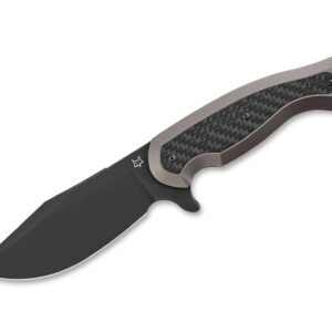 Fox Knives East Wood Tiger Titanium CF