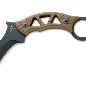 Fox Knives Tribal K Fixed Titanium Bronze Black PVD