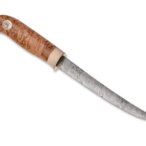 Karesuando Fiskekniv Laxen 16 Damasteel Nordic Light