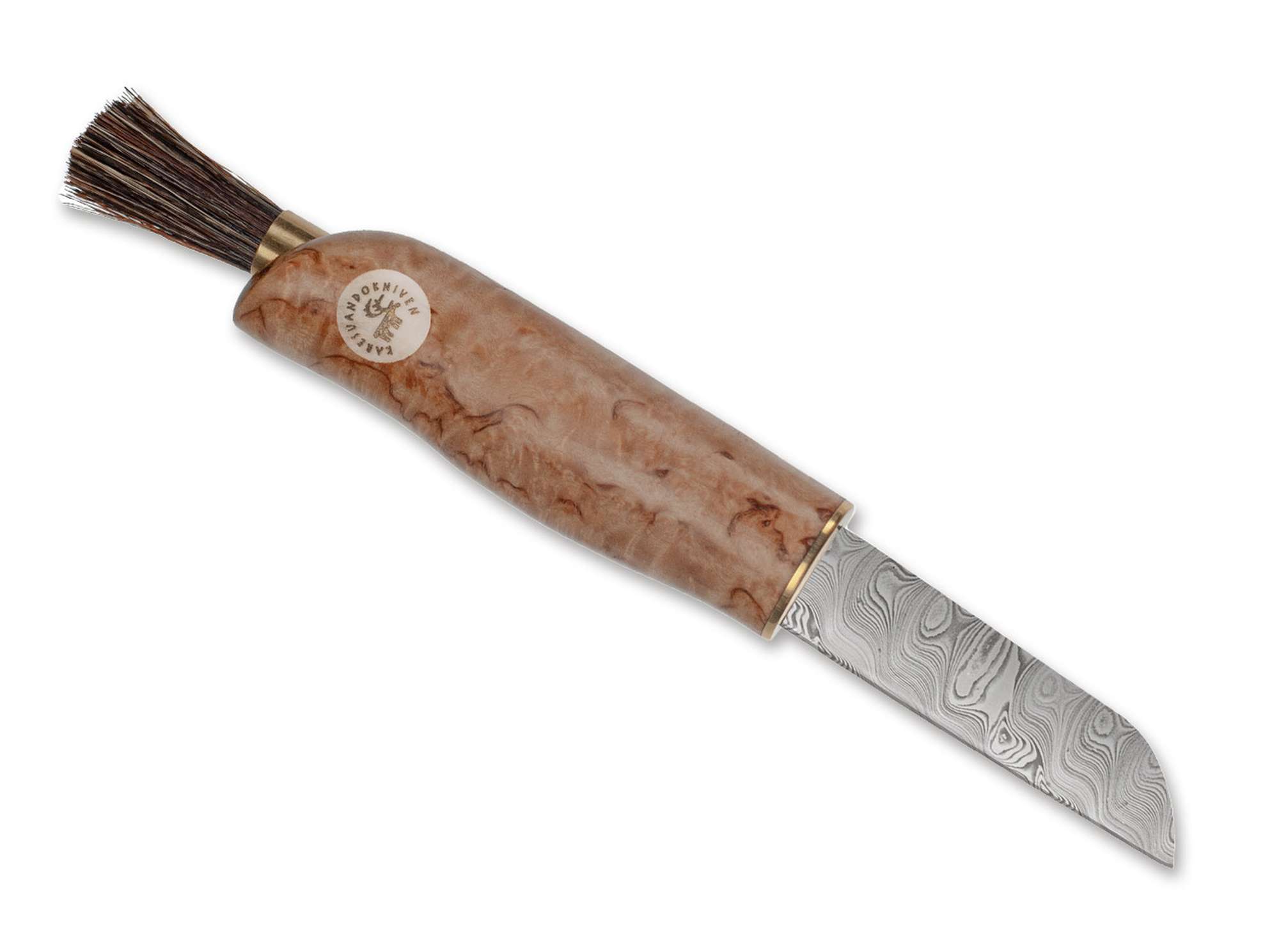 Karesuando Svampkniv Zwampe Natur Damasteel Nordic Light
