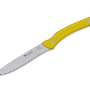 Maserin Steak Knives Set Micarta Yellow