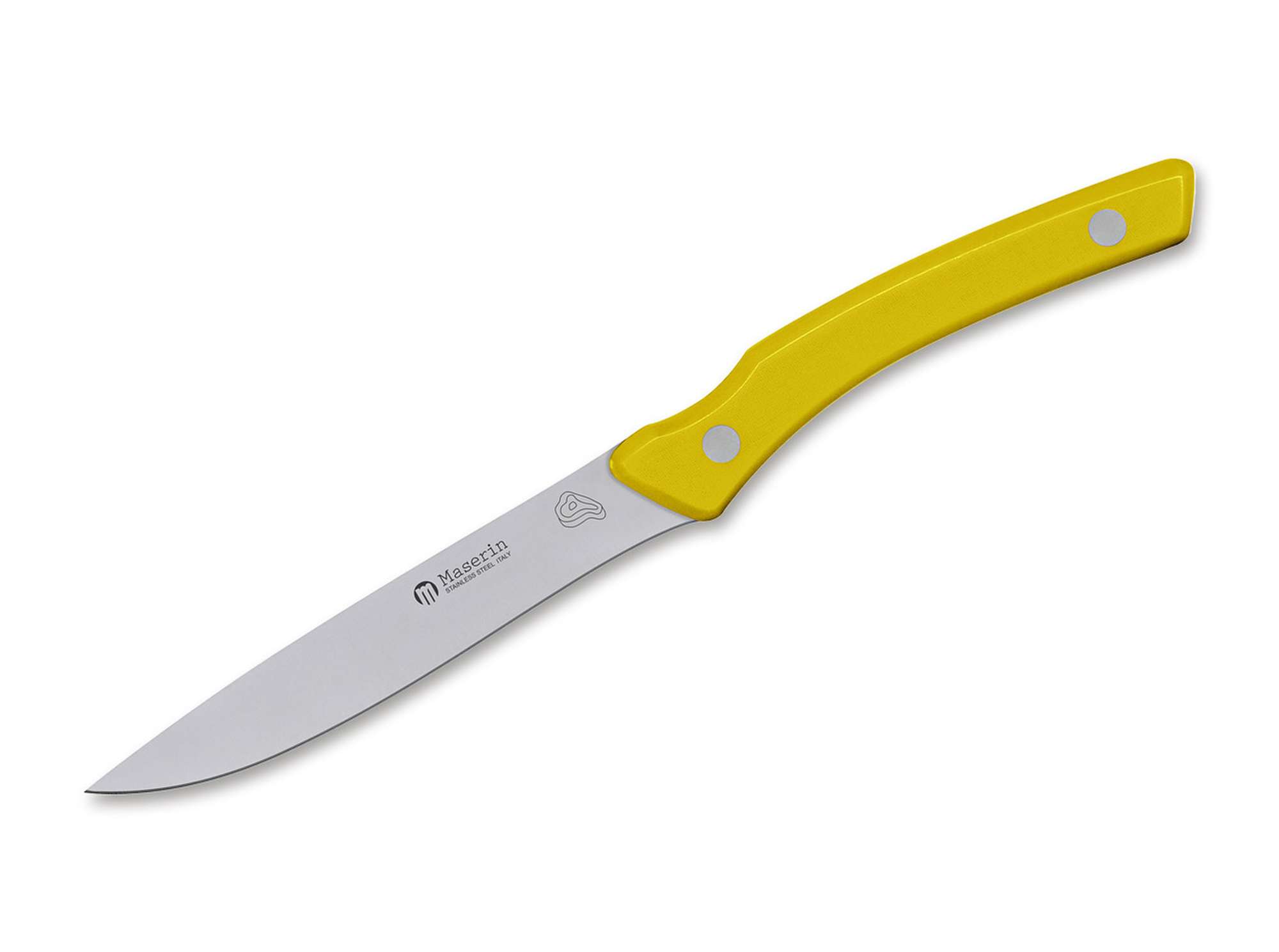 Maserin Steak Knives Set Micarta Yellow