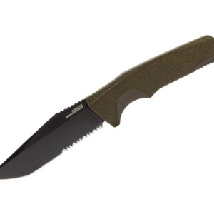 SOG Trident FX OD Green Part Serrated
