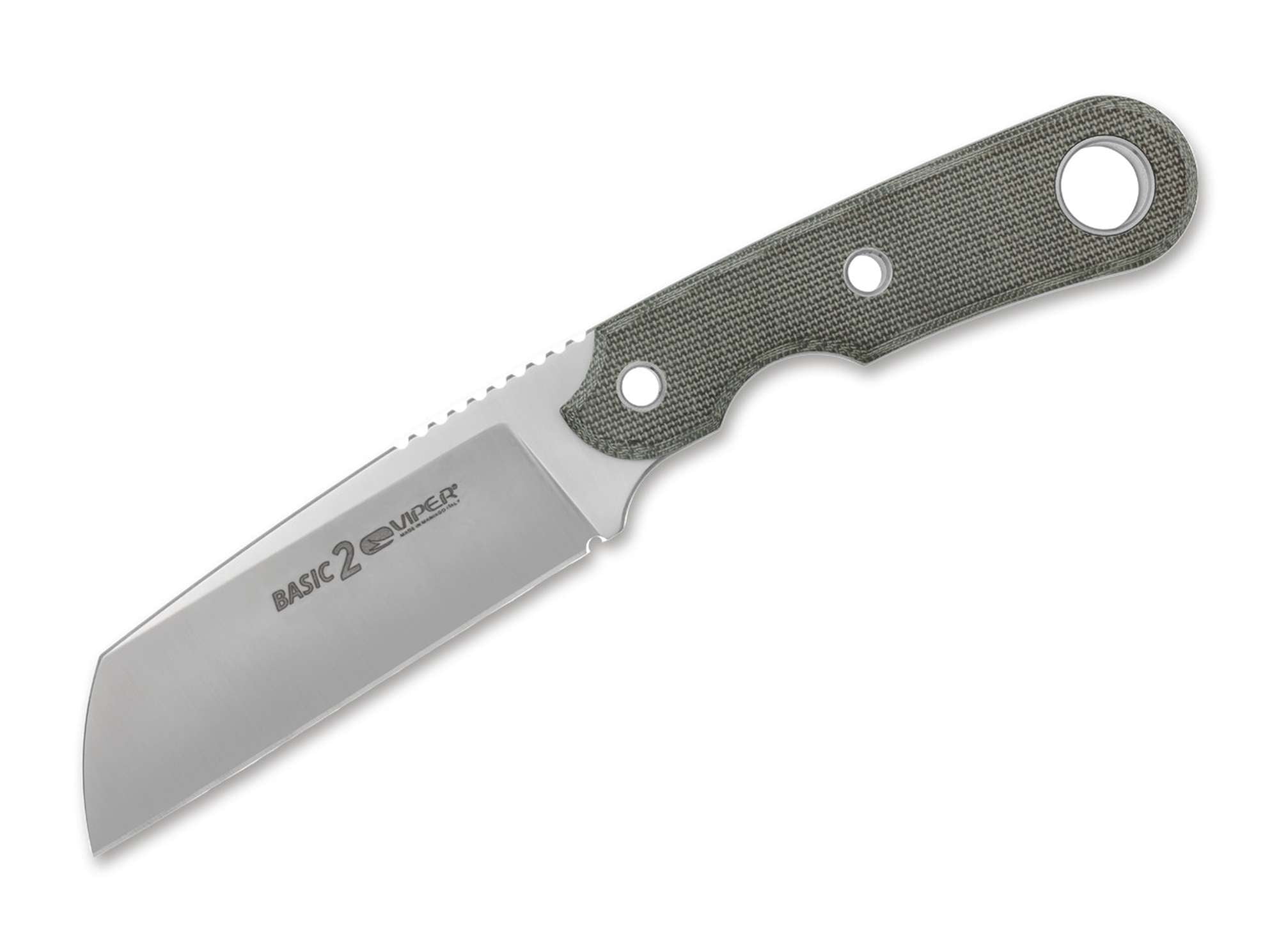 Viper Basic 2 MagnaCut Micarta Green