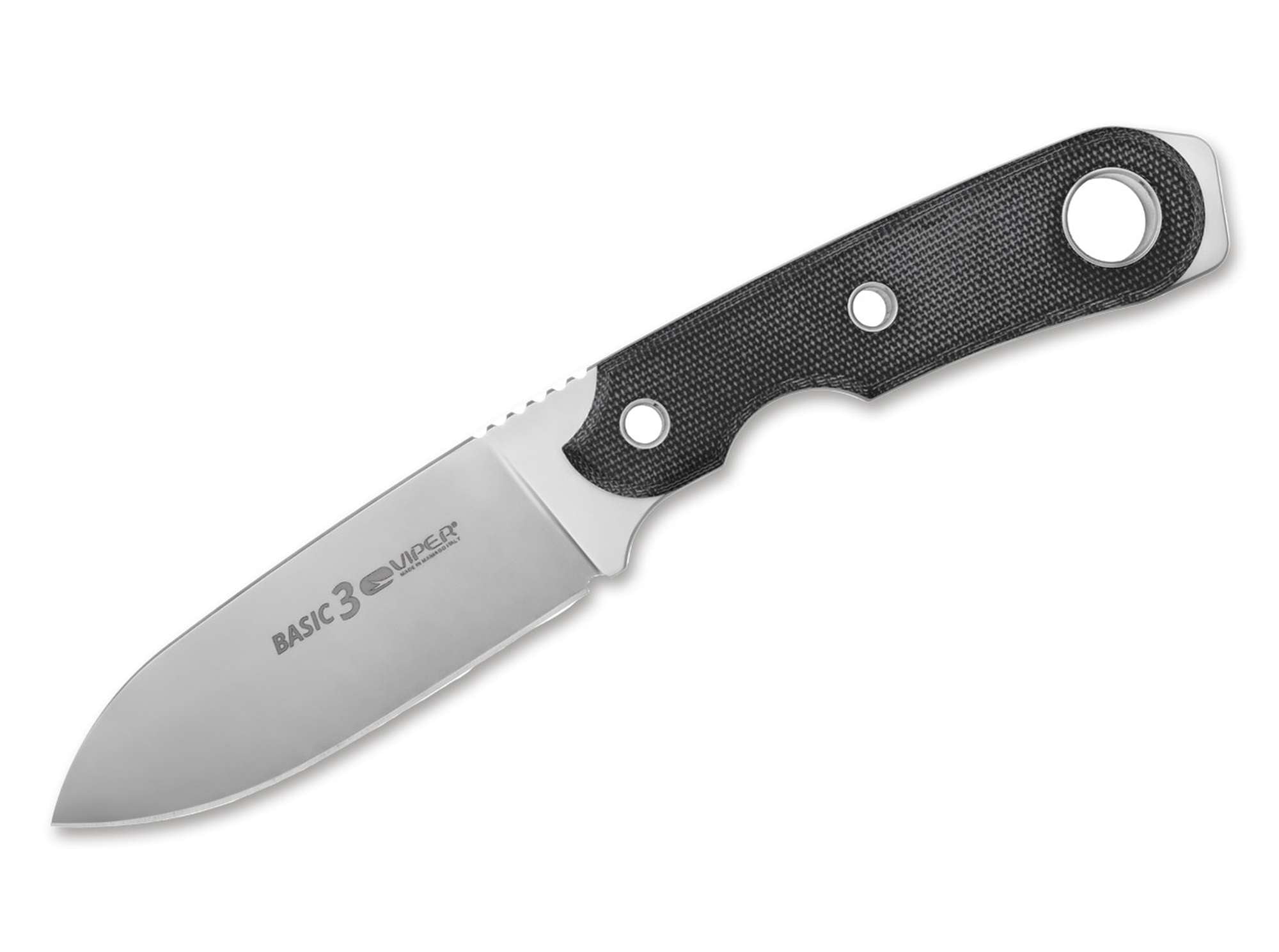 Viper Basic 3 MagnaCut Micarta Black