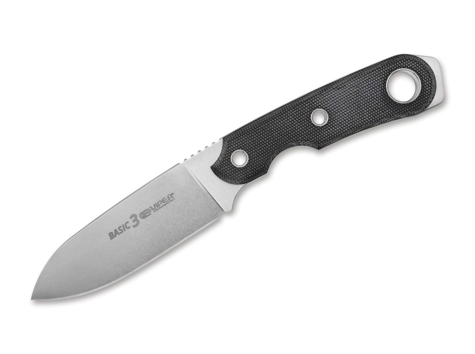 Viper Basic 3 D2 Micarta Black