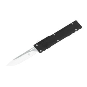 CobraTec Gentlemen's Gen II Black OTF Drop Not Serrated