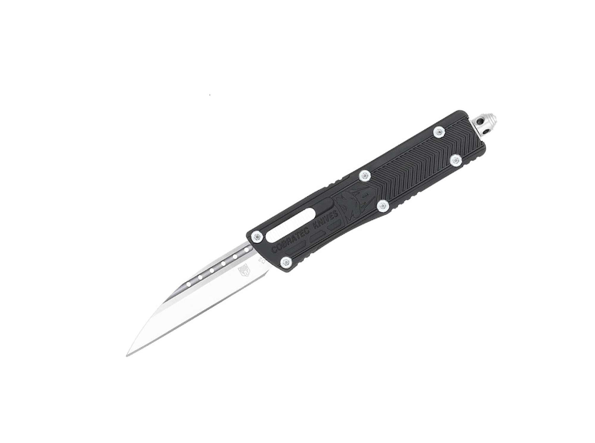 CobraTec Small Sidewinder Black Wharncliffe Not Serrated