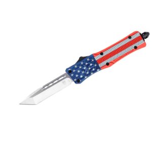 CobraTec Large CTK-1 Cerakote American Flag Tanto Not Serrated