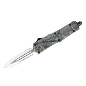 CobraTec Small FS-3 Woodland Dagger 1-Side Serrated