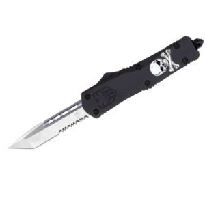 CobraTec Large FS-3 Jolly Roger Black Tanto Serrated
