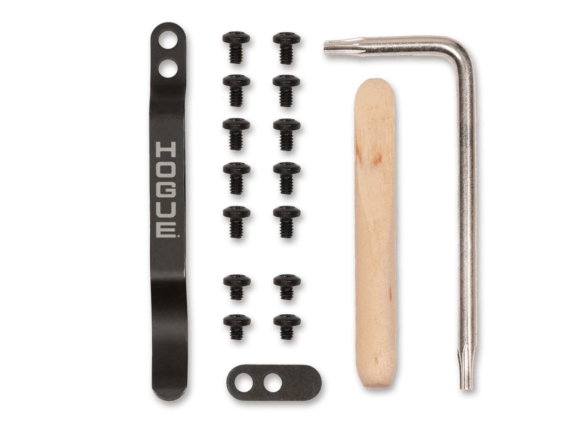 Hogue Deka Pocket Clip & Torx Screw Kit - Black Oxide Finish