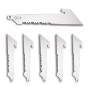 Outdoor Edge 3" Serrated Utility Replacement Blades 6-Pack