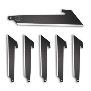 Outdoor Edge 3.0" Utility Replacement Blades 6-Pack Black Oxide